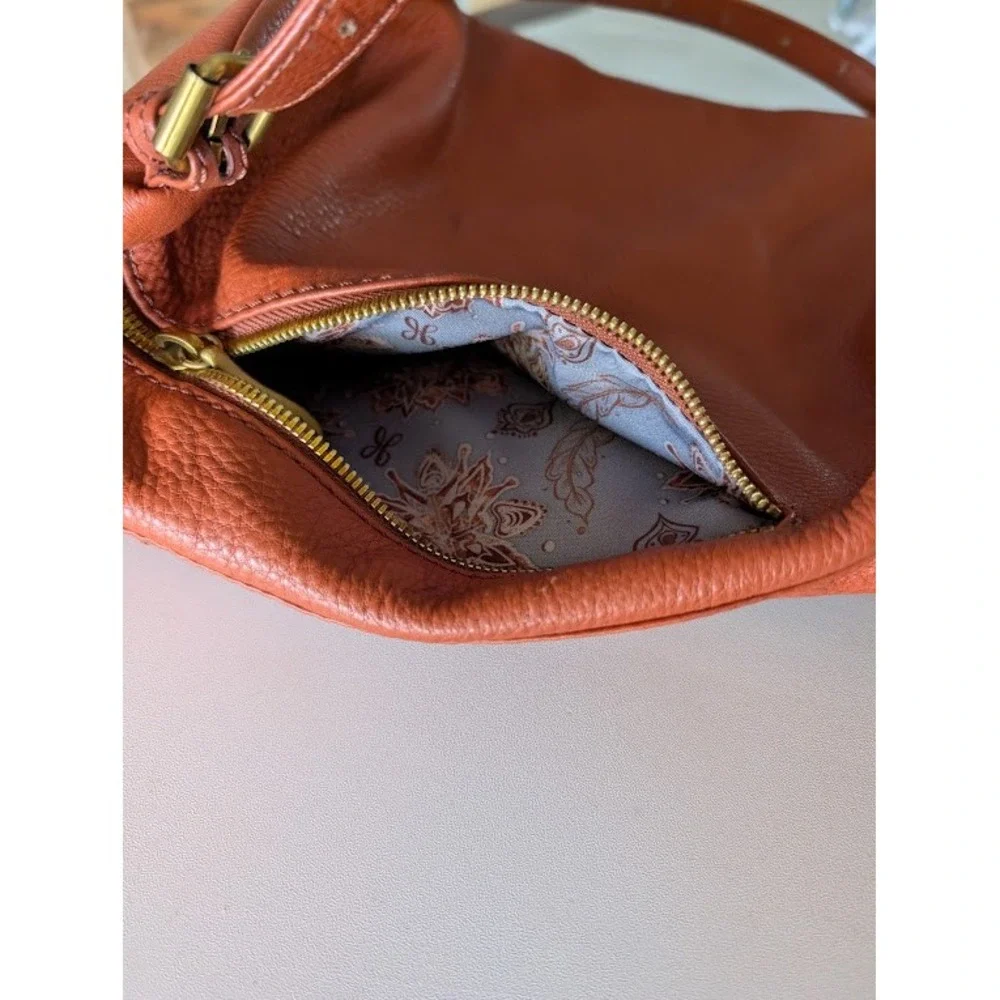 HOBO Merrin Convertible Backpack Shoulder Bag‎ Cinnamon Pebbled Leather Tassel